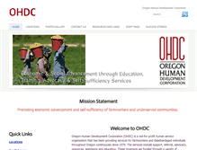 Tablet Screenshot of ohdc.org